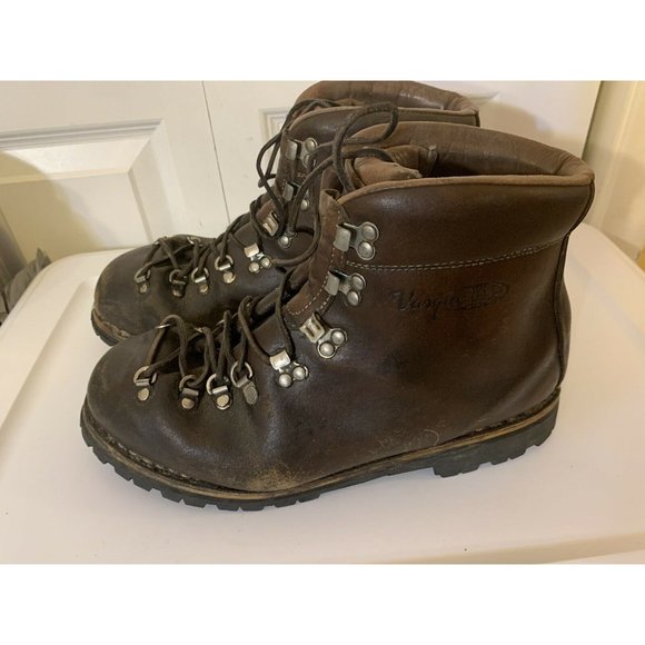 Vintage VASQUE Professional‎ Mountain Hiking Boots Men\'s 10 1/2 Brown main image 4